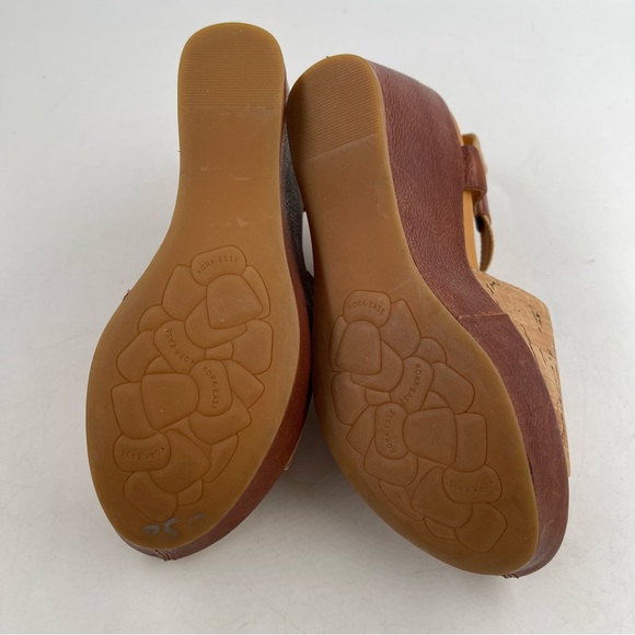 NEW! Kork Ease Women’s Keirn Cork & Leather Platform Wedge Sandals - Size 6 M - Picture 8 of 11